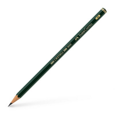 ΠΡΑΣΙΝΟ ΜΟΛΥΒΙ ΣΧΕΔΙΟΥ 9000 FABER CASTELL 4B 119004