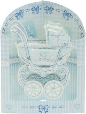 ΕΥΧΕΤΗΡΙΑ ΚΑΡΤΑ SANTORO 3D SWING, BABY BOY CRIB