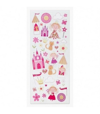 ΑΥΤΟΚΟΛΛΗΤΑ STICKERS 740 PRINCESS & CASTL  31X11cm