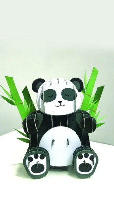 ΕΥΧΕΤΗΡΙΑ ΚΑΡΤΑ PANDA 12X17 ORIGAMI