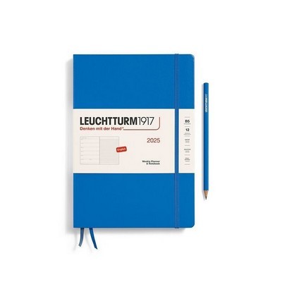 WEEKLY PLANNER 2025 B5 HARDCOVER SKY LEUCHTTURM