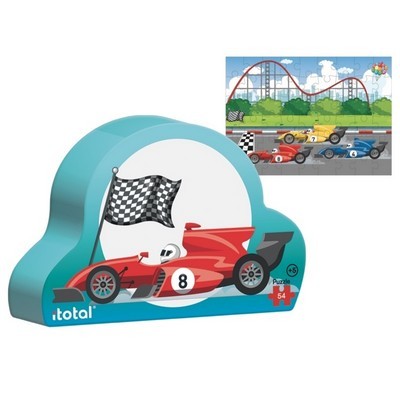 ΠΑΖΛ i-TOTAL XL2273 CARS RACE 5+ 49pcs 45x31cm