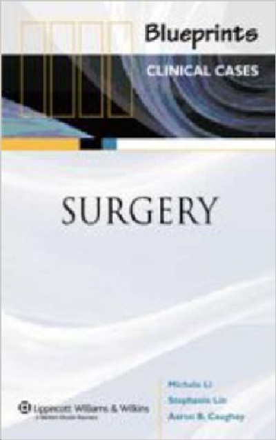 BLUEPRINTS CLINICAL CASES SURGERY