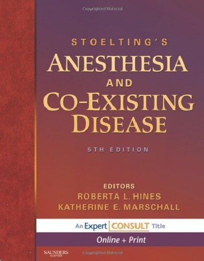 STOELTING'S ANESTHEISA AND CO-EXISTING DISEASE