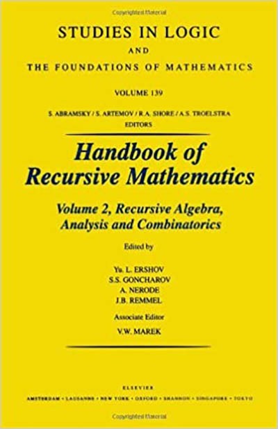 HANDBOOK OF RECURSIVE MATHEMATICS