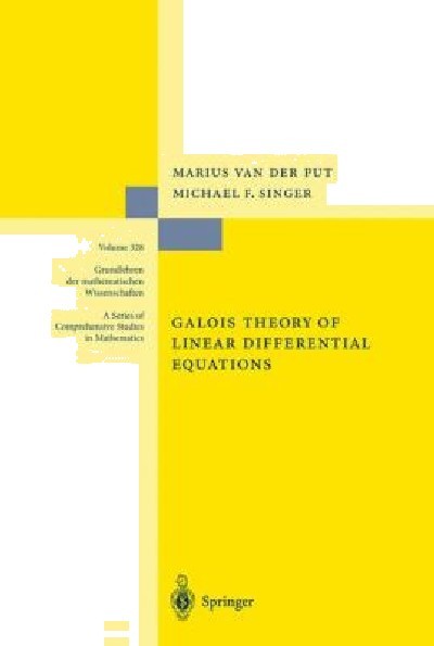 GALOIS THEORY OF LINEAR DIFFERENTIAL EQUATIONS