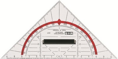 ΓΕΩΔΕΤΙΚΟ ΤΡΙΓΩΝΟ 2318 M+R 16cm ΜΕ ΠΙΑΣΤΡΑ ΚΑΙ ΠΑΤΟΥΡΑ