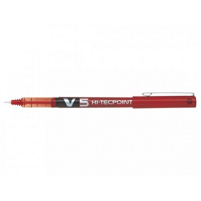 ΣΤΥΛΟ PILOT ΥΓΡΗΣ ΜΕΛΑΝΗΣ V5 HI-TECHPOINT ΚΟΚΚΙΝΟ 0.5 mm