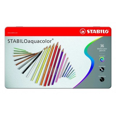 ΜΠΟΓΙΕΣ STABILO AQUACOLOR 36 ΧΡΩΜΑΤΑ ΣΕ ΜΕΤΑΛΙΚΗ ΚΑΣΕΤΙΝΑ