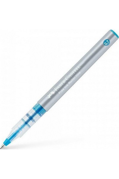 ROLLER FABER CASTELL FREE INK 0.7 FINE SKY BLUE