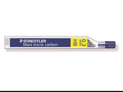 ΜΥΤΕΣ STAEDTLER MARS MICRO CARBON 250 ΓΙΑ ΜΗΧΑΝΙΚΟ ΜΟΛΥΒΙ 0.3mm HB