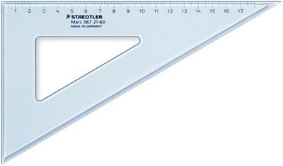 ΤΡΙΓΩΝΟ ΟΡΘΟΓΩΝΙΟ STAETDLER MARS 567 21 cm 60o