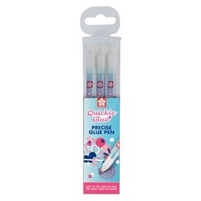 ΜΑΡΚΑΔΟΡΟΣ ΜΕ ΚΟΛΛΑ SAKURA QUICKIE GLUE PRECISE GLUE PEN ΣΕΤ 3