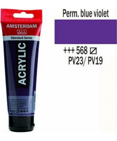 ΑΚΡΥΛΙΚΟ AMSTERDAM ALL ACRYLICS STANDART PERMANENT BLUE VIOLET 568 120ml