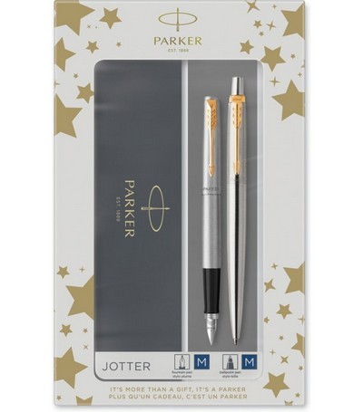 PARKER JOTTER ΣΕΤ ΣΤΥΛΟ ΜΕ ΠΕΝΑ STAINLESS STEEL CT