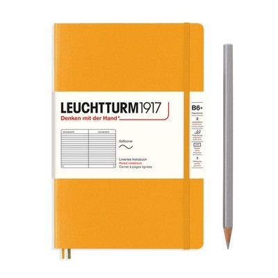 LEUCHTTURM 1917 ΣΗΜΕΙΩΜΑΤΑΡΙΟ B6+ ΜΕ ΜΑΛΑΚΟ ΕΞΩΦΥΛΛΟ ΡΙΓΕ STONE RISING SUN