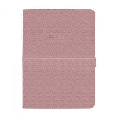 ΣΗΜΕΙΩΜΑΤΑΡΙΟ ΔΕΜΕΝΟ Α5 MAKE NOTES ONE COLOR PINK ΜΕ ΛΑΣΤΙΧΟ