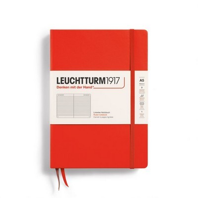 LEUCHTTURM 1917 ΣΗΜΕΙΩΜΑΤΑΡΙΟ A5 ΜΕ ΣΚΛΗΡΟ ΕΞΩΦΥΛΛΟ MEDIUM RULED LOBSTER 251P