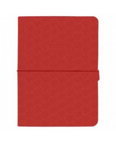 ΣΗΜΕΙΩΜΑΤΑΡΙΟ ΔΕΜΕΝΟ Α5 MAKE NOTES ONE COLOR RED ΜΕ ΛΑΣΤΙΧΟ