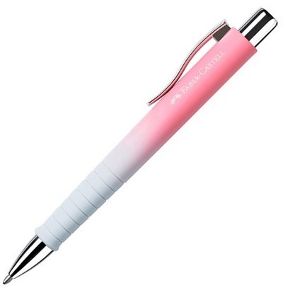 ΣΤΥΛΟ FABER CASTELL POLY BALL XB ΜΠΛΕ SUMMER EDITION ΡΟΖΕ ΓΚΡΙ (241108)