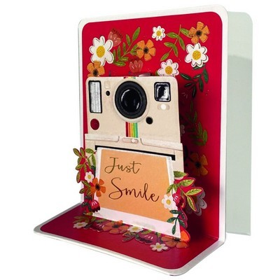 ΚΑΡΤΑ 3D JUST SMILE POLAROID