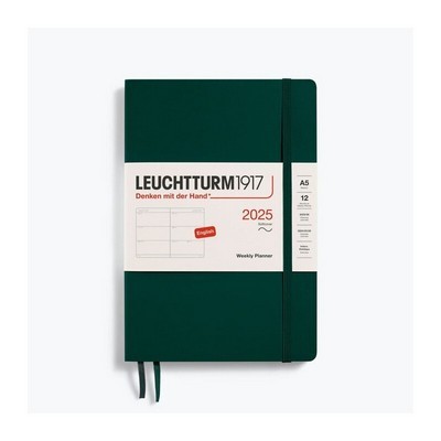 WEEKLY PLANNER 2025  SOFTCOVER FOREST GREEN LEUCHTTURM