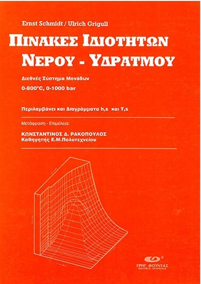 ΠΙΝΑΚΕΣ ΙΔΙΟΤΗΤΩΝ ΝΕΡΟΥ-ΥΔΡΑΤΜΟΥ