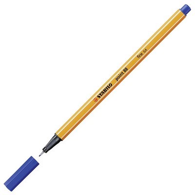 ΜΑΡΚΑΔΟΡΟΣ ΨΙΛΗΣ ΓΡΑΦΗΣ STABILO POINT 88 No.88/41 DARK BLUE