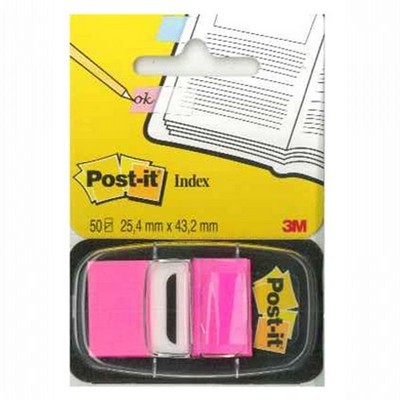 ΣΕΛΙΔΟΔΕΙΚΤΕΣ POST-IT 3M N.680-21 25X43 ΡΟΖ 50Φ