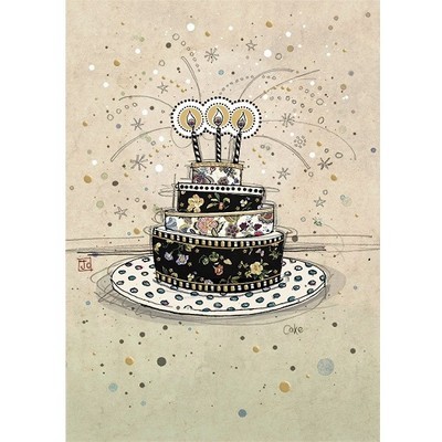 ΕΥΧΕΤΗΡΙΑ ΚΑΡΤΑ PAPER & FOIL BIRTHDAY CAKE