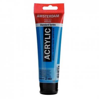 ΑΚΡΥΛΙΚΟ AMSTERDAM ALL ACRYLICS STANDART MANGANESE BLUE PHTHALO 582 120ml