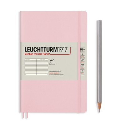 LEUCHTTURM 1917 ΣΗΜΕΙΩΜΑΤΑΡΙΟ B6+ ΜΕ ΜΑΛΑΚΟ ΕΞΩΦΥΛΛΟ ΡΙΓΕ POWDER