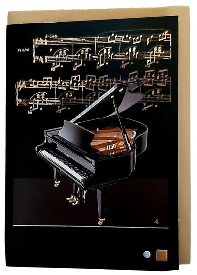 ΕΥΧΕΤΗΡΙΑ ΚΑΡΤΑ BABY GRAND PIANO M089