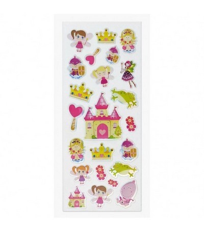 ΑΥΤΟΚΟΛΛΗΤΑ STICKERS 927 PRINCESS CUTE  31X11cm