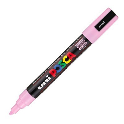 ΜΑΡΚΑΔΟΡΟΣ UNI POSCA PC-5M MEDIUM LIGHT PINK