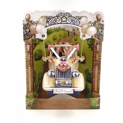 ΕΥΧΕΤΗΡΙΑ ΚΑΡΤΑ SWING SC180 WEDDING CAR SANTORO 3D