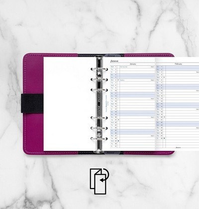 ΗΜΕΡΟΛΟΓΙΟ 2025 FILOFAX PERSONAL ΕΤΗΣΙΟ ΠΛΑΝΟ ΚΑΘΕΤΟ ΑΓΓΛΙΚΟ